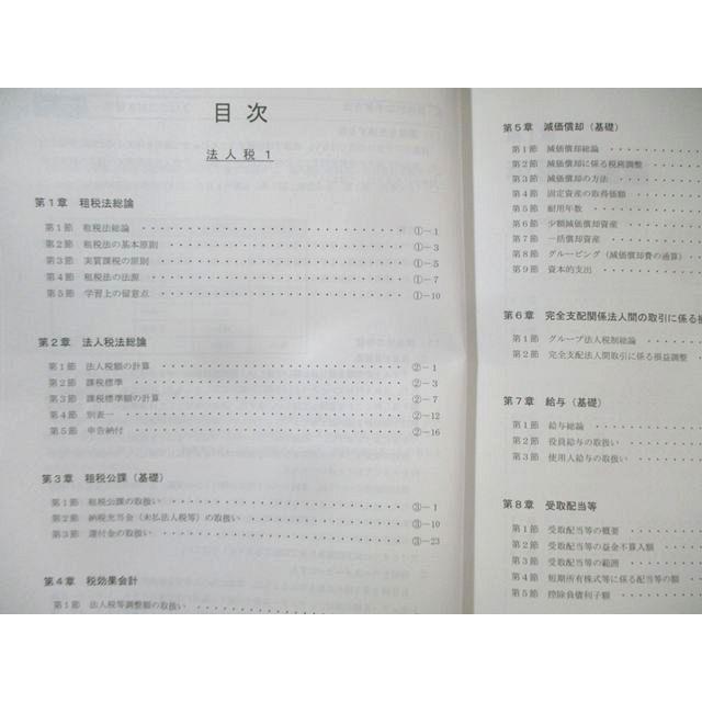 CPA会計学院 公認会計士講座 租税法 テキスト1−4/個別計算問題集など