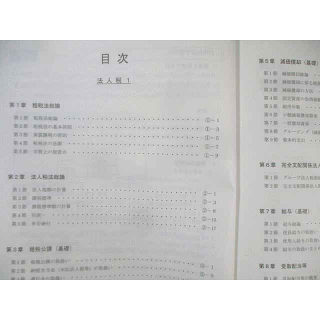 CPA会計学院 公認会計士講座 租税法 補講/論点総まとめ/テキストなど