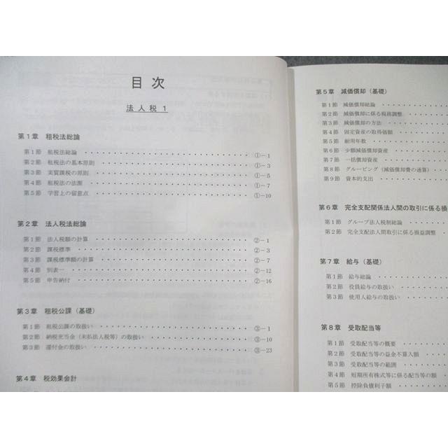 CPA会計学院 公認会計士講座 租税法 テキスト1−4/個別計算問題集など