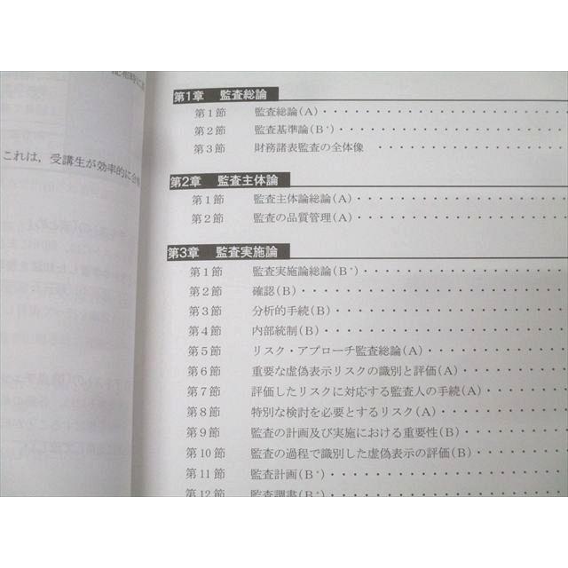 CPA会計学院 公認会計士講座 監査論 テキスト1−3/資料集/短答対策問題