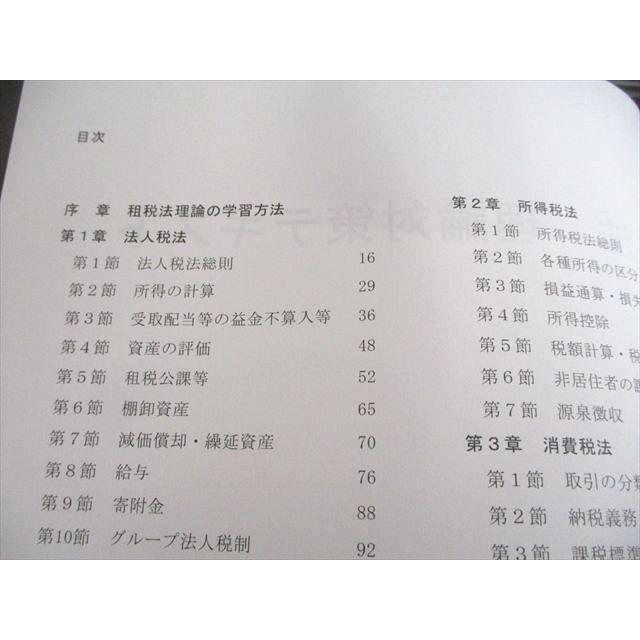 CPA会計学院 2026年合格目標 公認会計士講座 租税法 理論対策テキスト