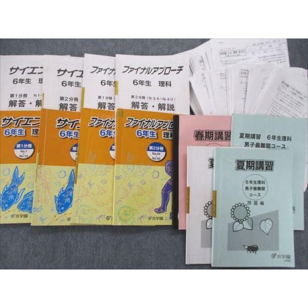 Qt 031 浜学園 小6理科 計12冊 学参ストア2のqt 031 浜学園 男子最難関クラス サイエンス ファイナルアプローチ第1 2分冊 復習テスト計67回付 夏 春 s9 L2d ブックスドリーム 計12冊 Qt 031 学参ストア2 最安値に挑戦