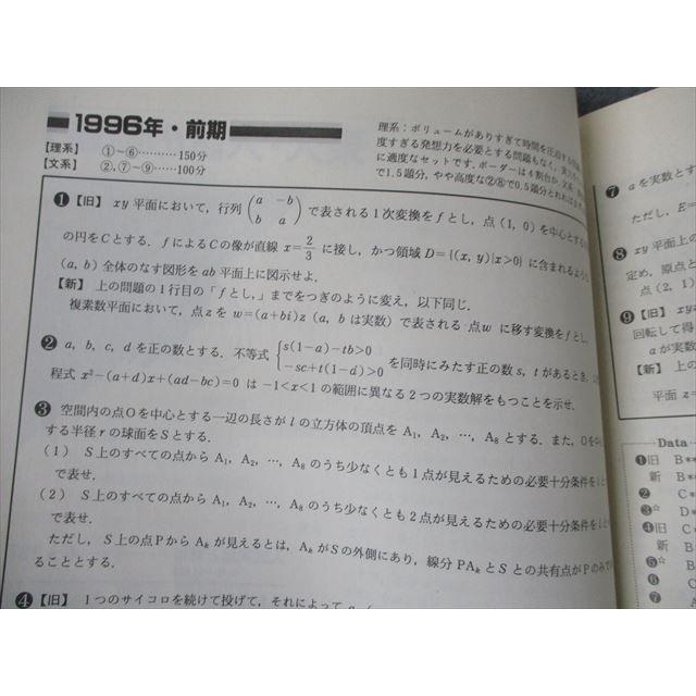 RR21-032 東京出版 大学への数学 入試の軌跡 東大 1997年用 sale s1D