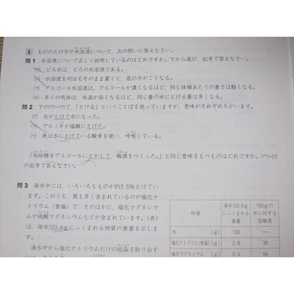 SL52-107 四谷大塚 理科 6年下 有名校対策 140628(8) 予習シリーズ