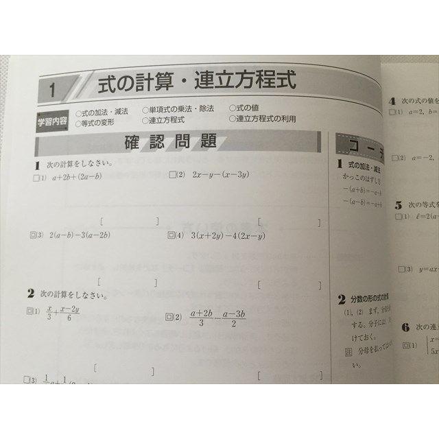 ST 塾専用 標準 新演習 数学中3 春期テキスト/解答解説 計2冊