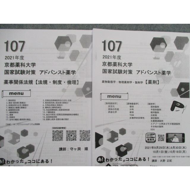薬学 まとめ売り SX81-161 ファーマプロダクト 薬剤師国家試験 京都薬科大学 国家試験