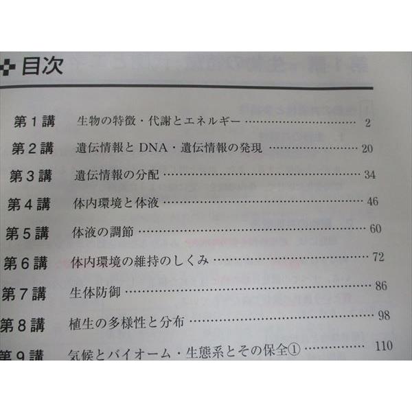 TI96-026 東進 大学入学共通テスト対策 生物基礎 sale 10s0D