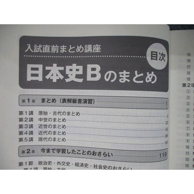 TN06-027 東進 入試直前まとめ講座 日本史Bのまとめ テキスト 金谷