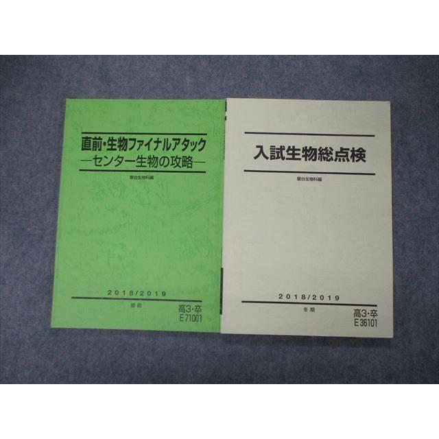 TN06-029 駿台 入試生物総点検/直前・生物ファイナルアタック テキスト