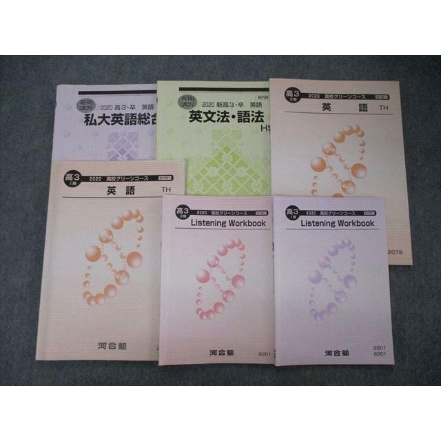 TN06-091 河合塾 高校グリーンコース 英語TH/英文法・語法/私大英語