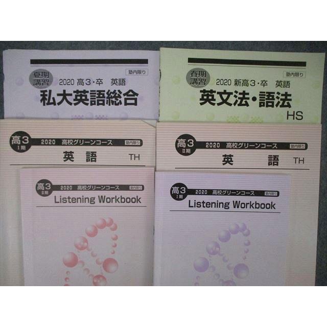 TN06-091 河合塾 高校グリーンコース 英語TH/英文法・語法/私大英語