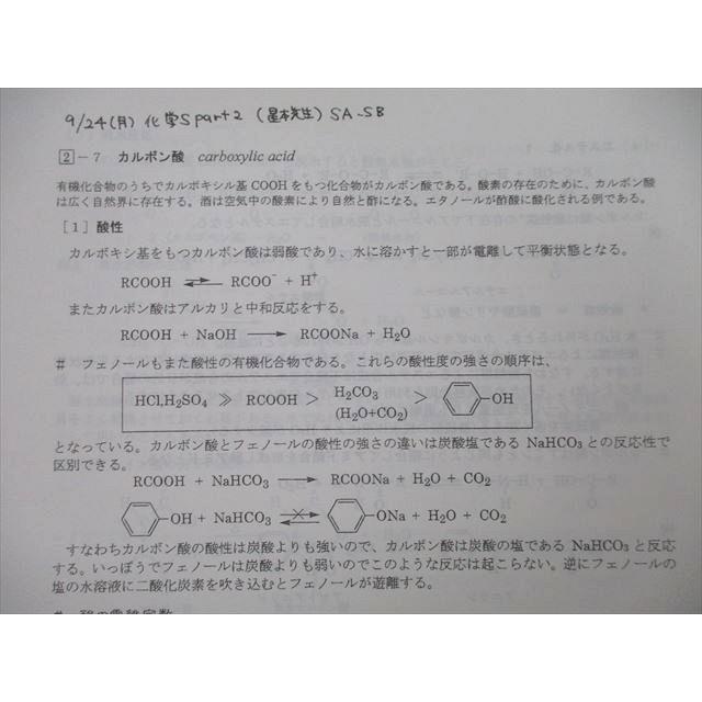 TZ25-008 駿台 化学S Part1/2/化学特講I(計算問題) テキスト通年セット