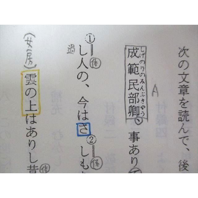 UF94-125 東進 萩野文子の基礎強化古文ゼミ 通年セット 2001 第1学期