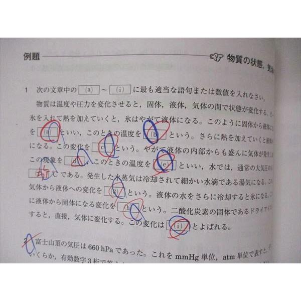 UH05-054 河合塾マナビス 化学 単元(1)〜(7) テキスト 2022 計7冊 青野