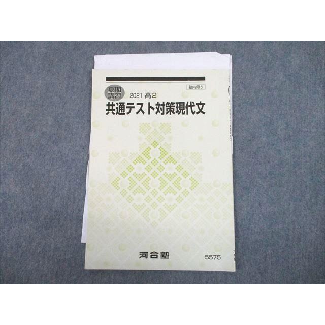 河合塾テキスト 河合塾 共通テスト対策現代文 テキスト 2021 夏期 平野祥嗣 sale