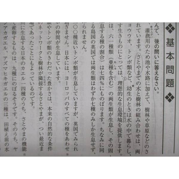UL86-011 湘南ゼミナール 小6/小学6年 適性検査対策読解テキスト 国語