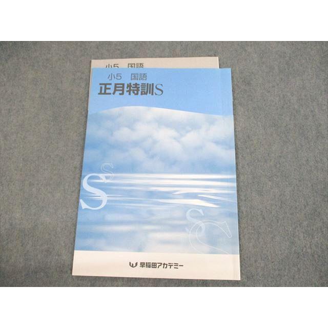 早稲田アカデミー 小5 国語 正月特訓S 2021 sale 005s2C : ブックス 