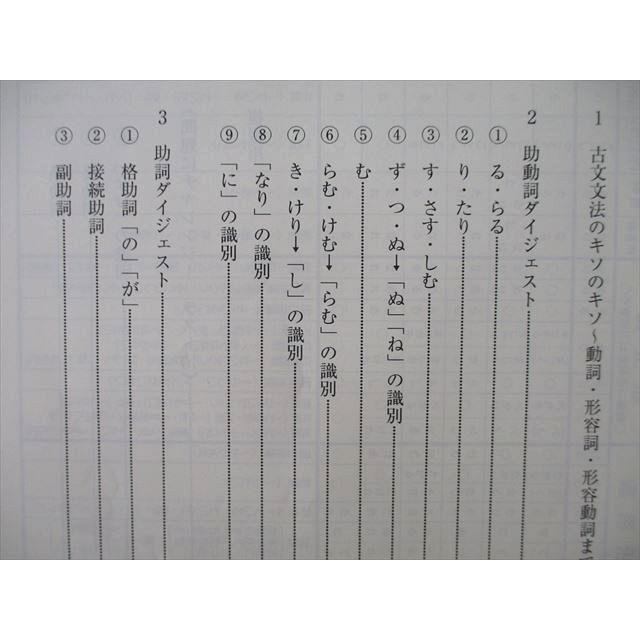 UP27-083 東進 古文スペシャル 標準編 PART1/2/基礎編/文法編 テキスト