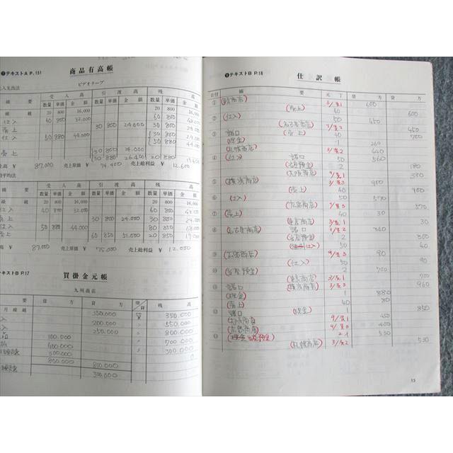 UT01-155 日本マンパワー 日商簿記検定コース 2級工業/商業簿記/実戦問題集など 55R4D｜booksdream-store2｜06