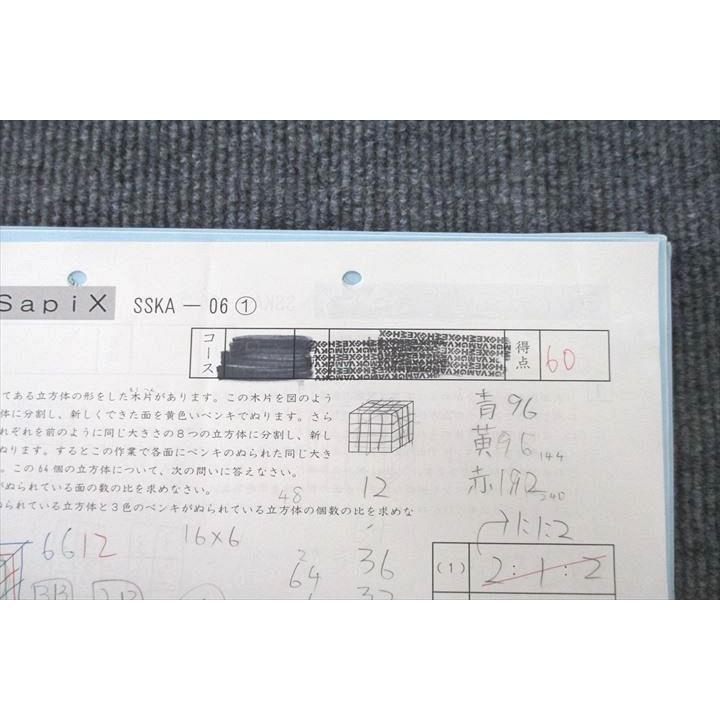 SAPIX 改正対策 SS特訓 Sunday SapiX SSKA/復習テスト テスト計 SAPIX 改正対策 SS特訓 Sunday SapiX SSKA/復習テスト テスト計