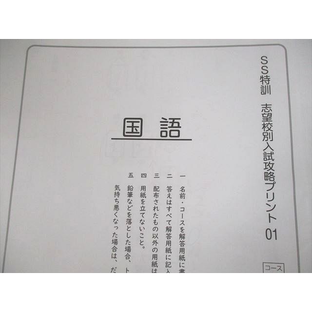 SAPIX 小6 SS特訓 志望校別入試攻略プリント01〜14 全14回フルセット