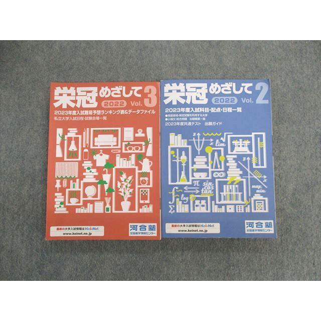栄冠めざして　vol.2 2007年度入試科目配点日程一覧　河合塾 河合塾 栄冠めざして2022 Vol.2