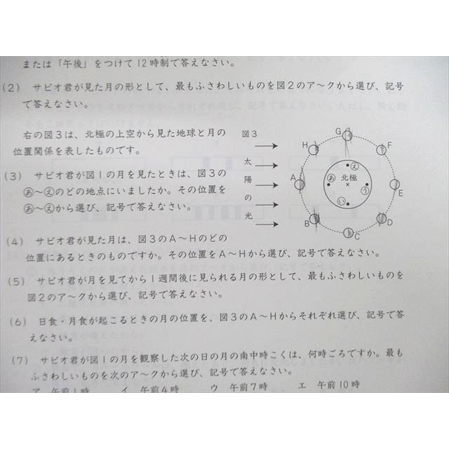 SAPIX サピックス 理科 正月特訓/冬期講習入試実戦演習 【計8回分