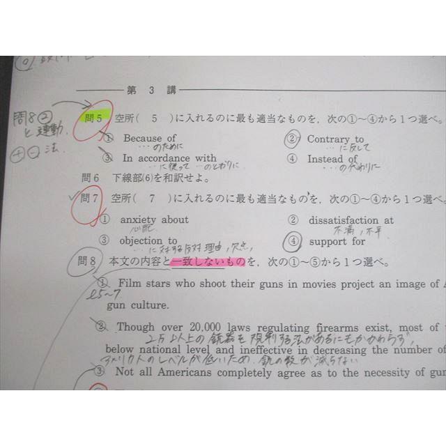 河合塾 英語長文総合演習/長文読解総合英語 テキスト通年セット 2014