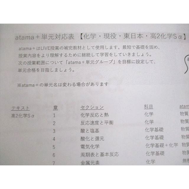 駿台 高2化学Sα/(2/3学期) テキスト通年セット 2020 計3冊 029S0D