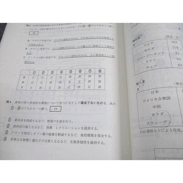 Z会 2023年用 共通テスト対応模試 パワーマックス 地理B 問題/解答付計