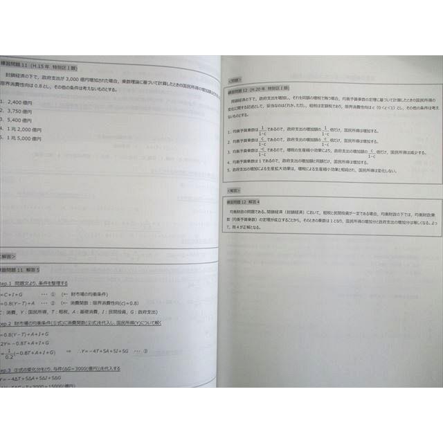 VK01-081 TAC 公務員講座 ミクロ経済学/マクロ経済学 問題集/講義