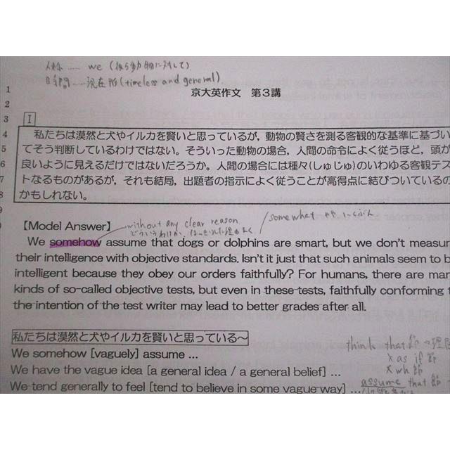 VL10-123 河合塾 京都大学 京大コース 京大英作文/英文解釈 VL10-123 河合塾 京都大学 京大コース 京大英作文/英文解釈