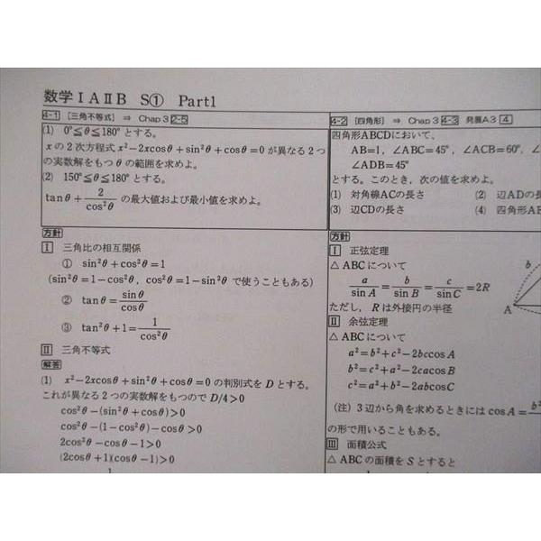 VL25-041 四谷学院 数学IAIIB-S Part1/2 テキストセット 2021 計2冊 樋口太陽 27S0D｜booksdream-store2｜06