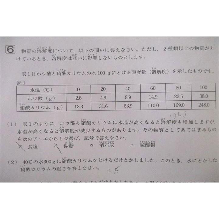 SAPIX 冬期講習/正月特訓入試実戦演習 01Y〜04Y 理科 テスト計8回分