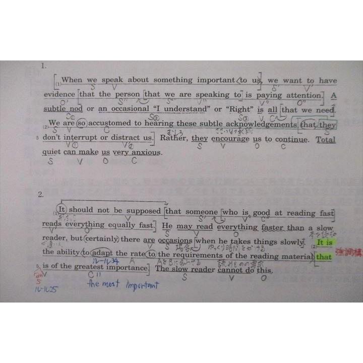 河合塾 英語 英文解釈/英文読解 テキスト通年セット 2015 計2冊 垂水