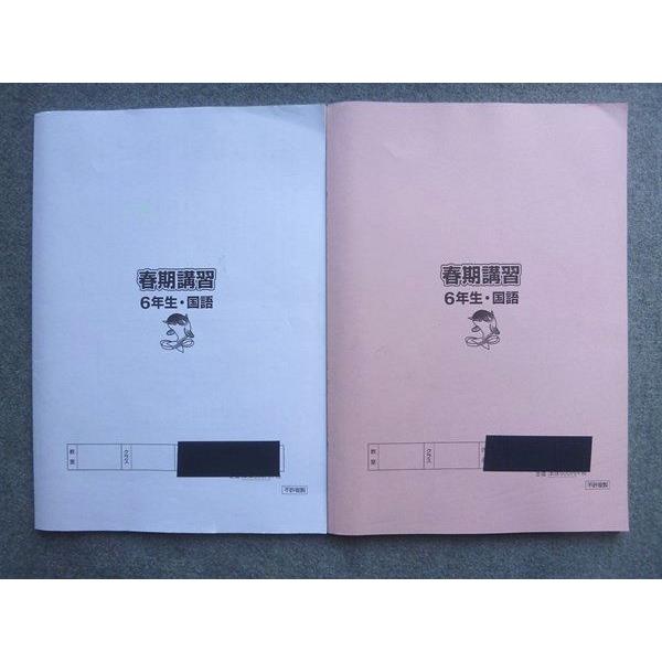 浜学園 6年生国語 春期講習 ☆ 011S2B : ブックスドリーム 学参ストア2