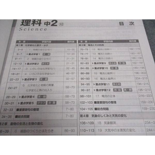 秀英予備校 2年 中学理科 攻略テキスト 大日本図書準拠 2019 ☆ sale
