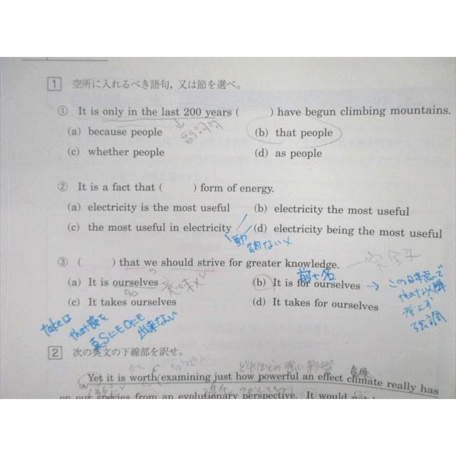 駿台 英語ダブルフォーカス(構文力で切る長文と文法)/完成編 2022 夏期 