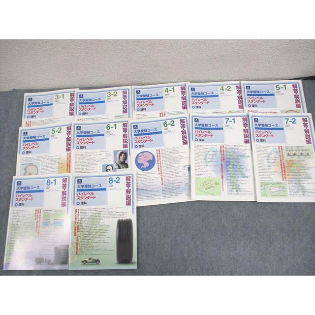 Z会 大学受験コース ハイレベルスタンダード 理科 2007年3〜8月 解答