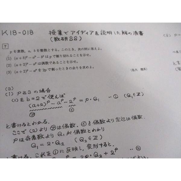 駿台既卒東工大コース　後期全テキスト 駿台 数学研究SS/SU 東工大コース 通年セット テキスト 2018 計2冊 桂
