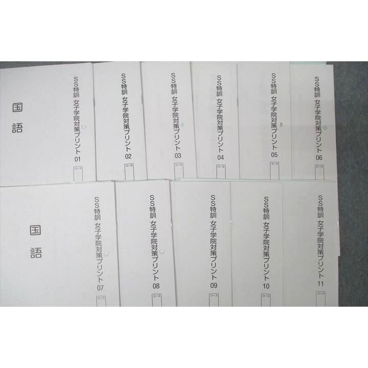 SAPIX 　サピックス　女子学院対策プリント　国語一式　全24回分 SAPIX サピックス SS特訓 女子学院対策プリント01〜11 国語 計11回分