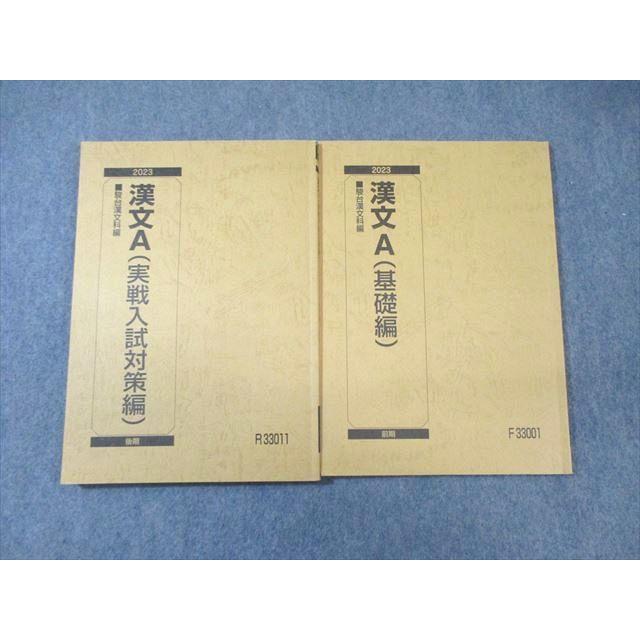 駿台 漢文A(基礎編)/(実戦入試対策編) テキスト通年セット 2023 計2冊 
