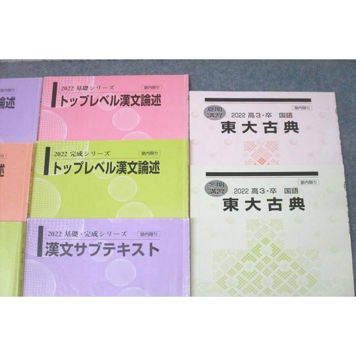 河合塾 東京大学 東大古典/トップレベル現代文/古文/漢文論述/サブ
