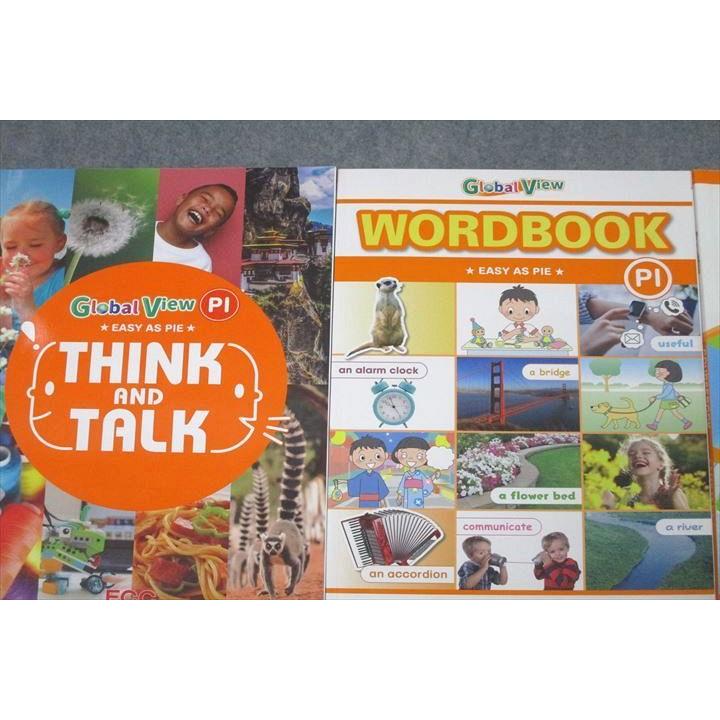 【個別売り可能】ECC編入学院　英語テキストセット ECC 子ども英語 Global View THINK AND TALK/WORDBOOK/COURSEBOOK EASY