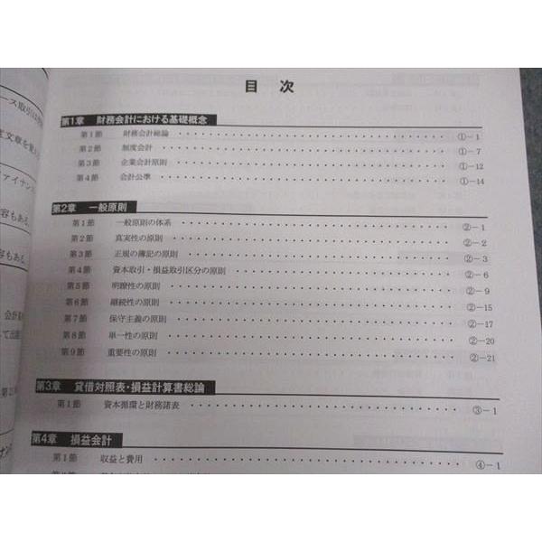 CPA会計学院 公認会計士講座 財務会計論 テキスト1/2/3 理論 2023/2024