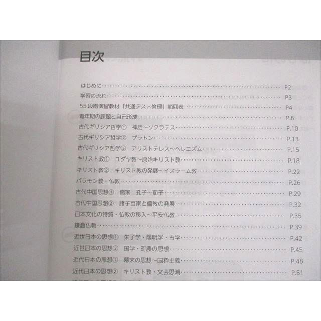 四谷学院 共通テスト倫理55マスター/共通テスト倫理の55段階 チェック