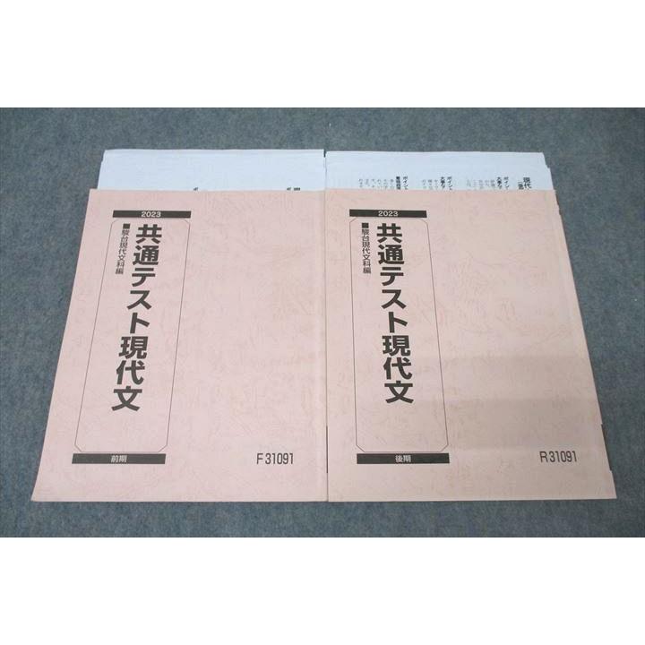 駿台　現代文 テキスト、プリントセット　2023年版 駿台 共通テスト現代文 国語 テキスト通年セット 2023 計2冊 今井愛子