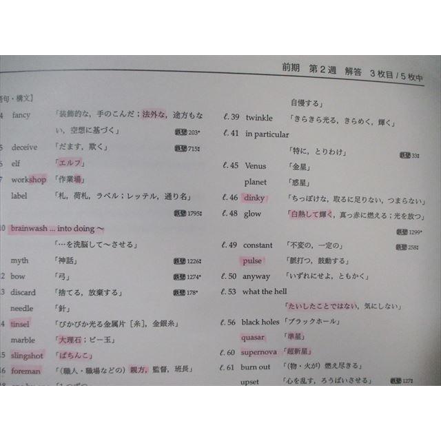 鉄緑会 高2 英語実戦講座/英文法問題 第1/2部 テキスト通年セット