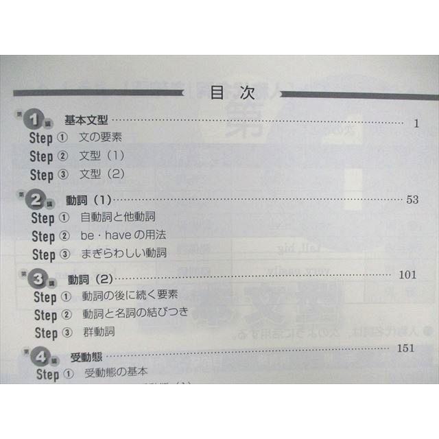 東進ハイスクール 新 難度別システム英語 文法編III Vol.1〜4 テキスト