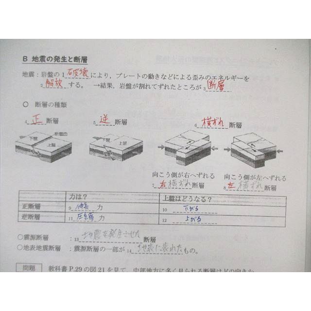 北野高校文理学科 高2 地学 授業プリント集セット 2024年3月卒業